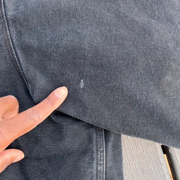 Vintage 90s Carhartt J140 BLK Active Jacket Size 2XL Black Made In USA - Picture 6 of 15